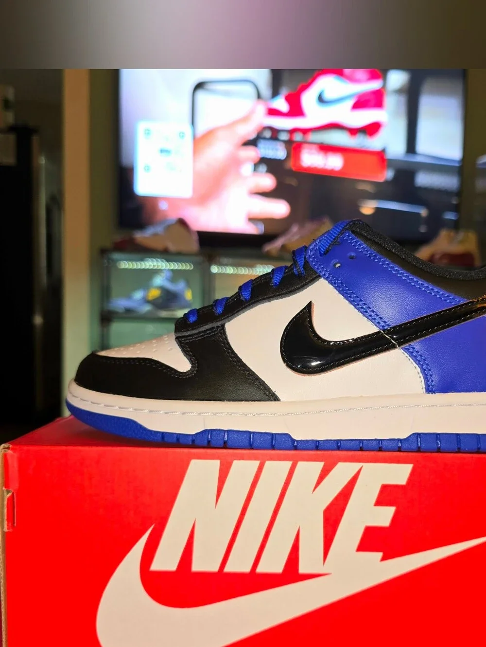 NIKE DUNK LOW SE (GS) (Dance Party) White/Black-Racer Blue HF0970100